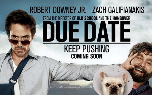 1000 piece jigsaw puzzle for the movie poster: Due Date (2010) ver7