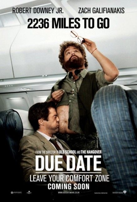 1000 piece jigsaw puzzle for the movie poster: Due Date (2010) ver8