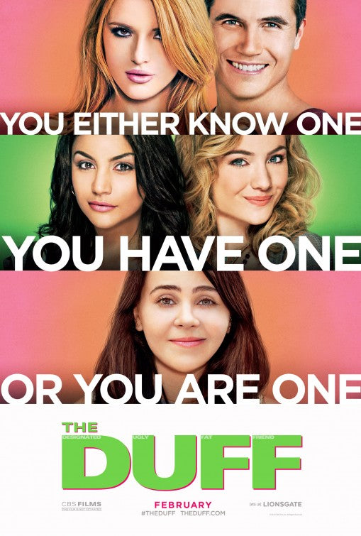 1000 piece jigsaw puzzle for the movie poster: The DUFF (2015)