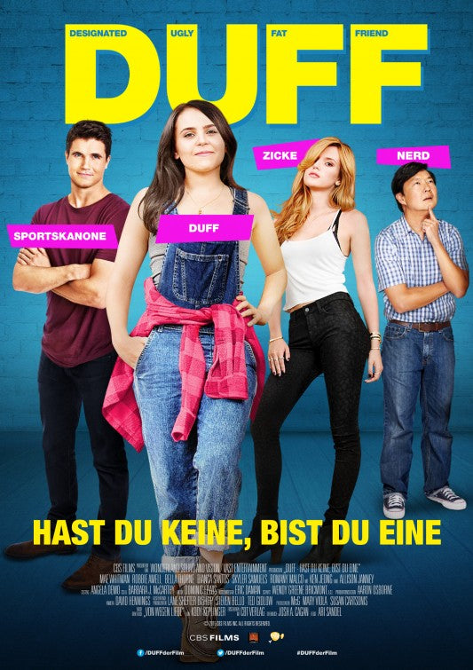1000 piece jigsaw puzzle for the movie poster: The DUFF (2015) ver8