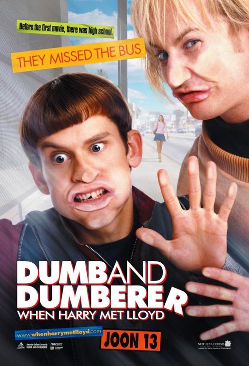 the movie poster: Dumb and Dumberer: When Harry Met Lloyd (2003) ver2