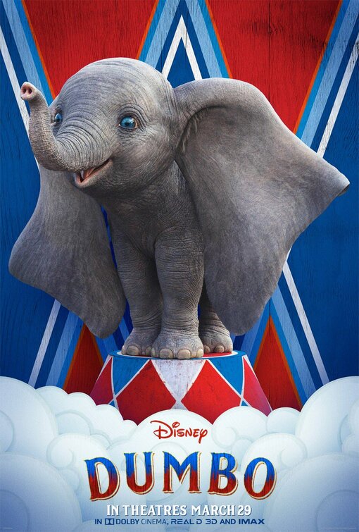 1000 piece jigsaw puzzle for the movie poster: Dumbo (2019) ver10