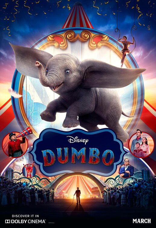 1000 piece jigsaw puzzle for the movie poster: Dumbo (2019) ver18