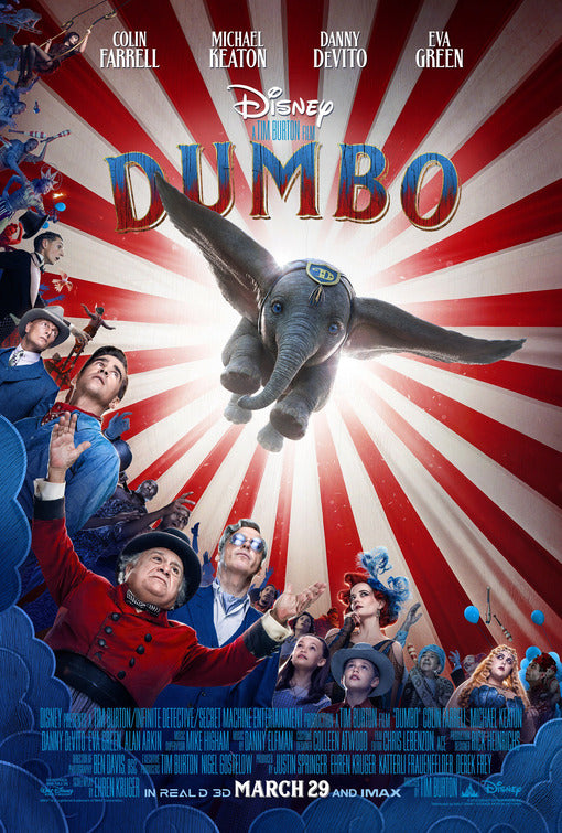 1000 piece jigsaw puzzle for the movie poster: Dumbo (2019) ver2