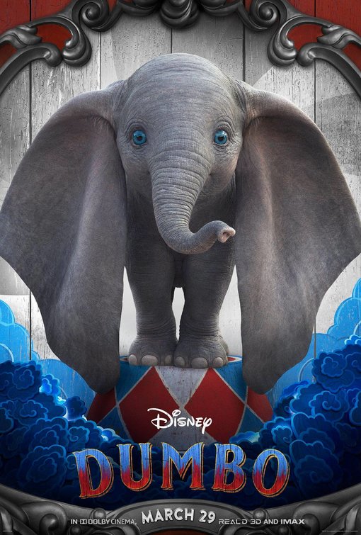 1000 piece jigsaw puzzle for the movie poster: Dumbo (2019) ver3