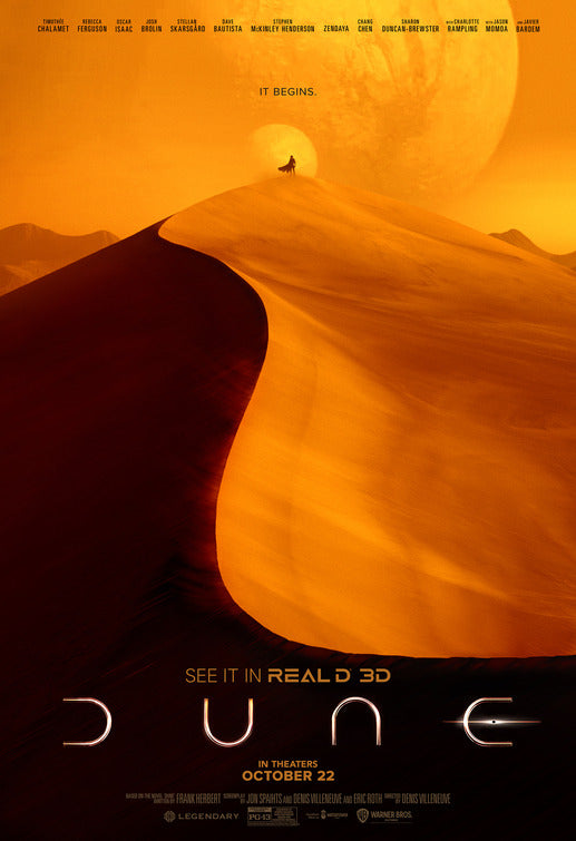 1000 piece jigsaw puzzle for the movie poster: Dune (2021) ver19