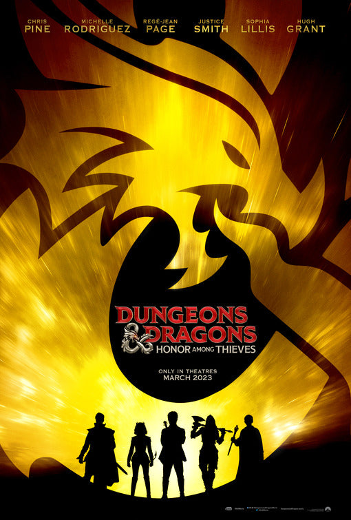 1000 piece jigsaw puzzle for the movie poster: Dungeons & Dragons: Honor Among Thieves (2023)