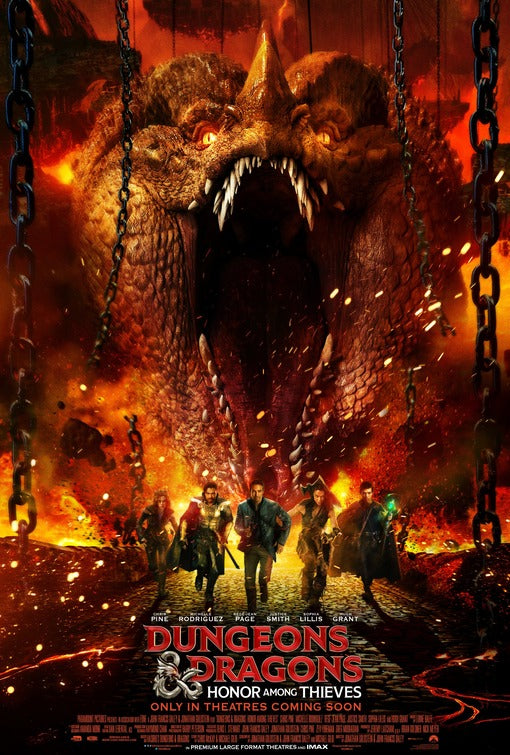 1000 piece jigsaw puzzle for the movie poster: Dungeons & Dragons: Honor Among Thieves (2023) ver12