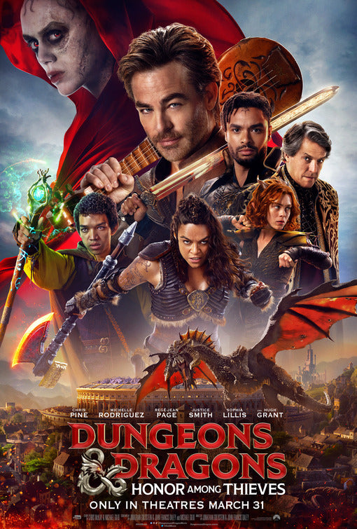 1000 piece jigsaw puzzle for the movie poster: Dungeons & Dragons: Honor Among Thieves (2023) ver2