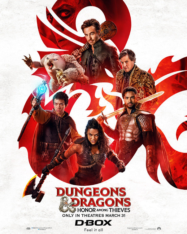 1000 piece jigsaw puzzle for the movie poster: Dungeons & Dragons: Honor Among Thieves (2023) ver22