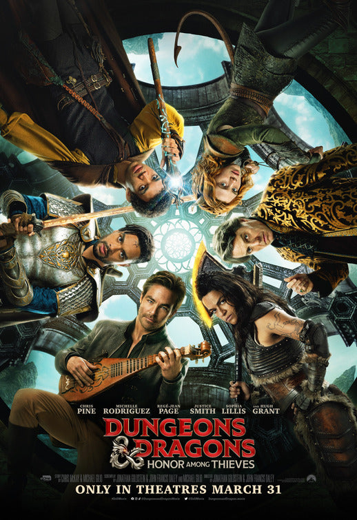 1000 piece jigsaw puzzle for the movie poster: Dungeons & Dragons: Honor Among Thieves (2023) ver3