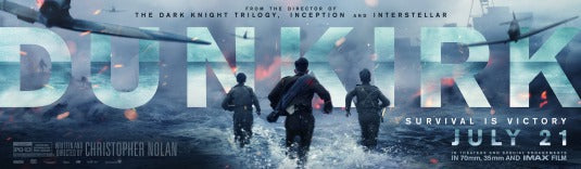 1000 piece jigsaw puzzle for the movie poster: Dunkirk (2017) ver11