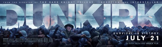 1000 piece jigsaw puzzle for the movie poster: Dunkirk (2017) ver7