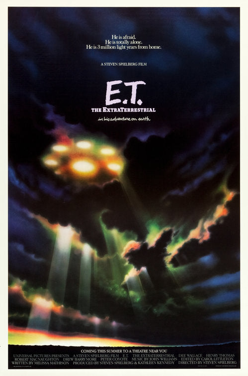 the movie poster: E.T. the Extra-Terrestrial (1982) ver1