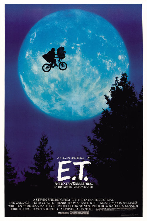 the movie poster: E.T. the Extra-Terrestrial (1982) ver2