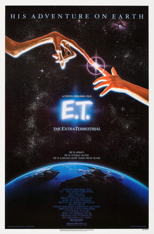 the movie poster: E.T. the Extra-Terrestrial (1982) ver3