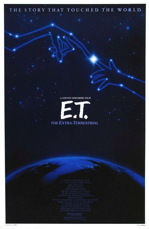 the movie poster: E.T. the Extra-Terrestrial (1982) ver4