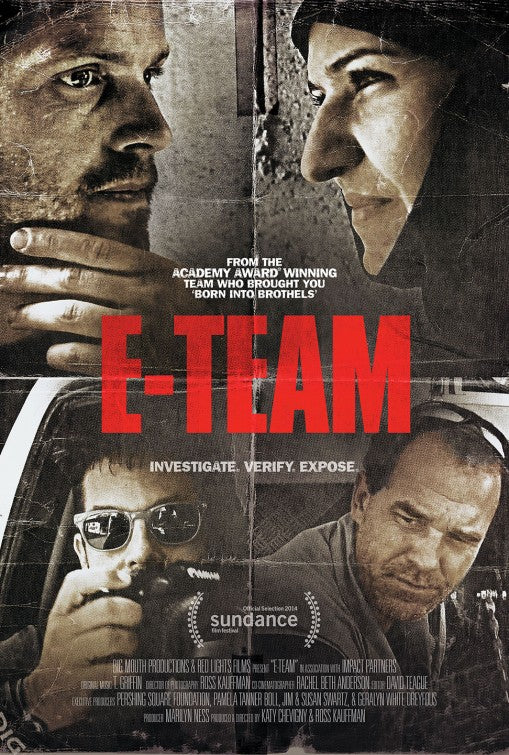 1000 piece jigsaw puzzle for the movie poster: E-Team (2014)