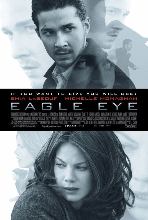 the movie poster: Eagle Eye (2008)