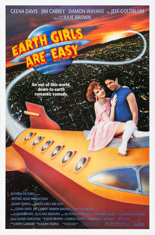 the movie poster: Earth Girls Are Easy (1989) ver2