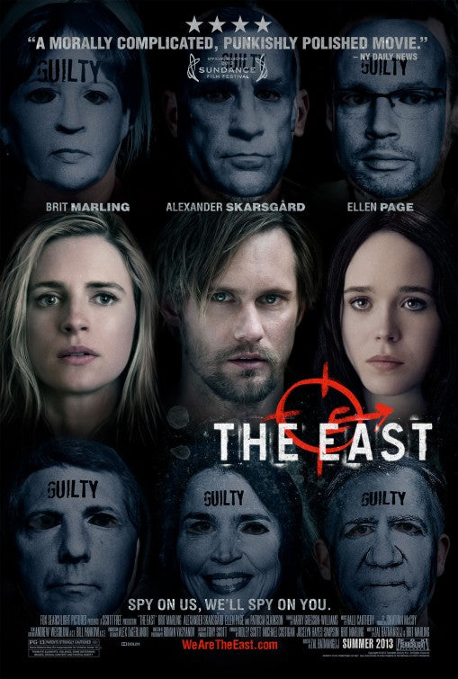 1000 piece jigsaw puzzle for the movie poster: The East (2013)