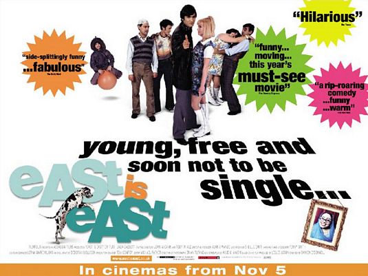 the movie poster: East is East (2000) ver4