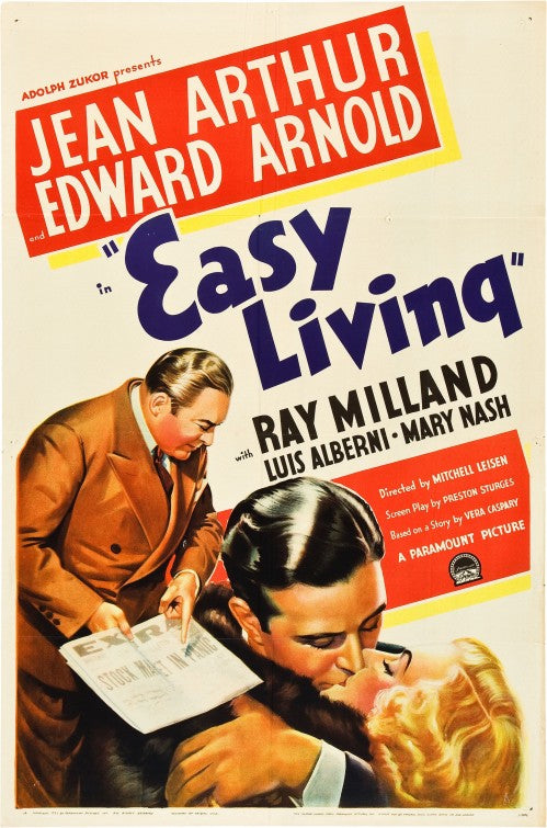 1000 piece jigsaw puzzle for the movie poster: Easy Living (1937)