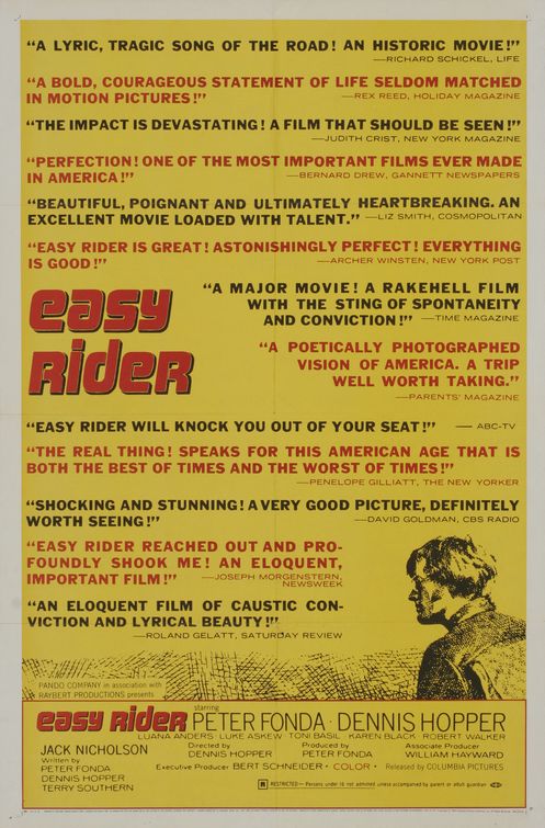 the movie poster: Easy Rider (1969) ver4