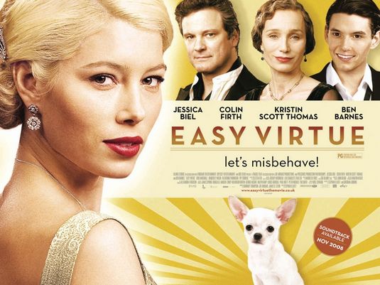 the movie poster: Easy Virtue (2009)