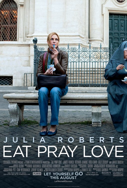 1000 piece jigsaw puzzle for the movie poster: Eat, Pray, Love (2010) ver2