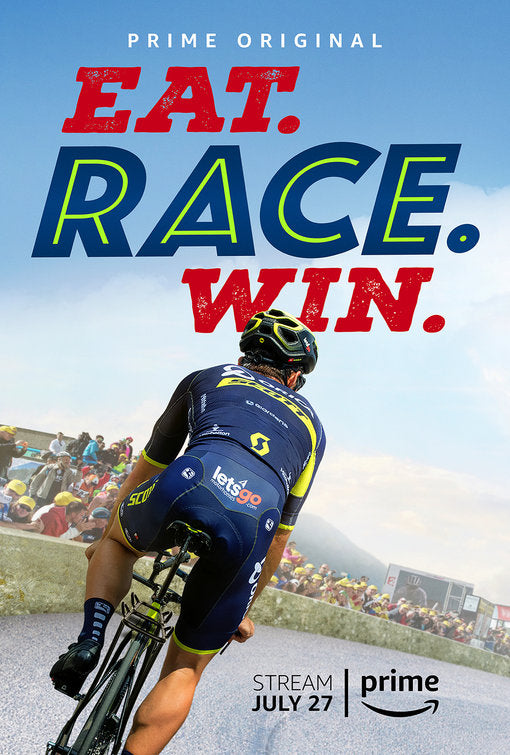 1000 piece jigsaw puzzle for tv poster: Eat. Race. Win.