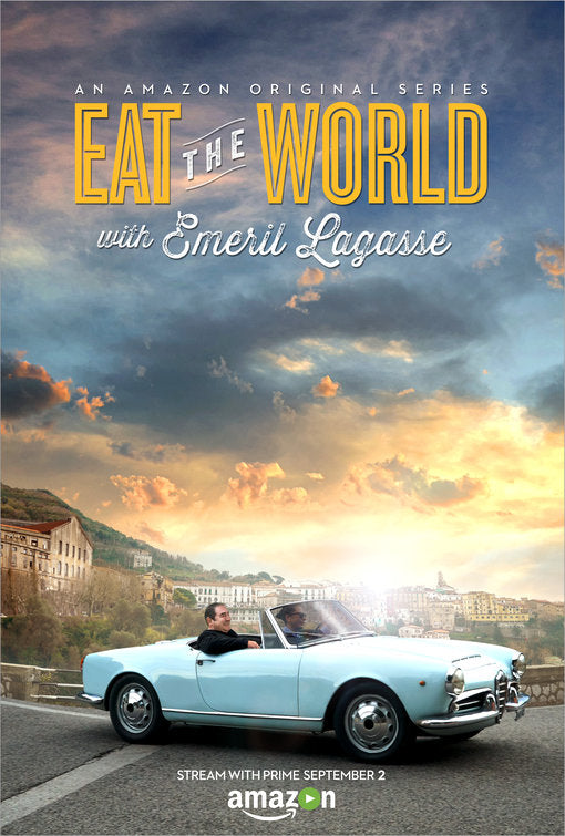 1000 piece jigsaw puzzle for tv poster: Eat the World with Emeril Lagasse