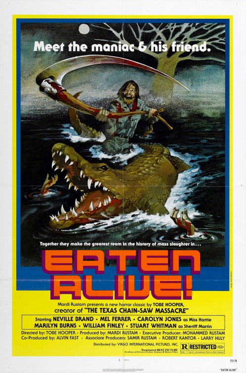 1000 piece jigsaw puzzle for the movie poster: Eaten Alive (1976)