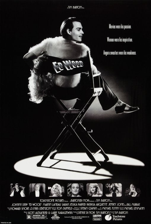 1000 piece jigsaw puzzle for the movie poster: Ed Wood (1994) ver1