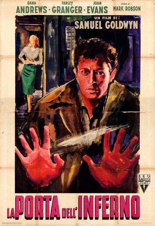 1000 piece jigsaw puzzle for the movie poster: Edge of Doom (1950) ver2
