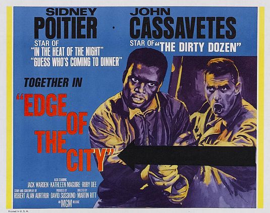 the movie poster: Edge of the City (1957)