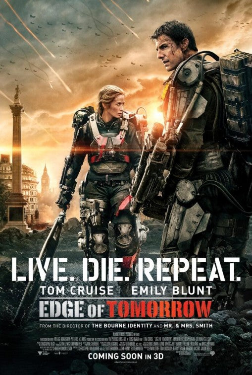 1000 piece jigsaw puzzle for the movie poster: Edge of Tomorrow (2014) ver11