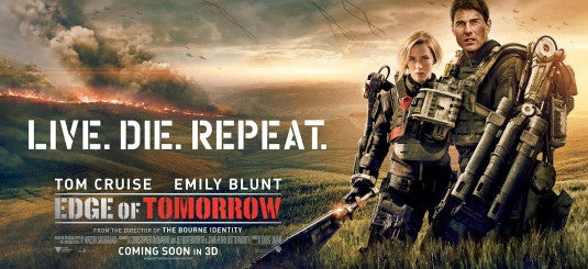 1000 piece jigsaw puzzle for the movie poster: Edge of Tomorrow (2014) ver13