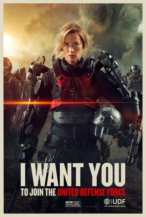 1000 piece jigsaw puzzle for the movie poster: Edge of Tomorrow (2014) ver15