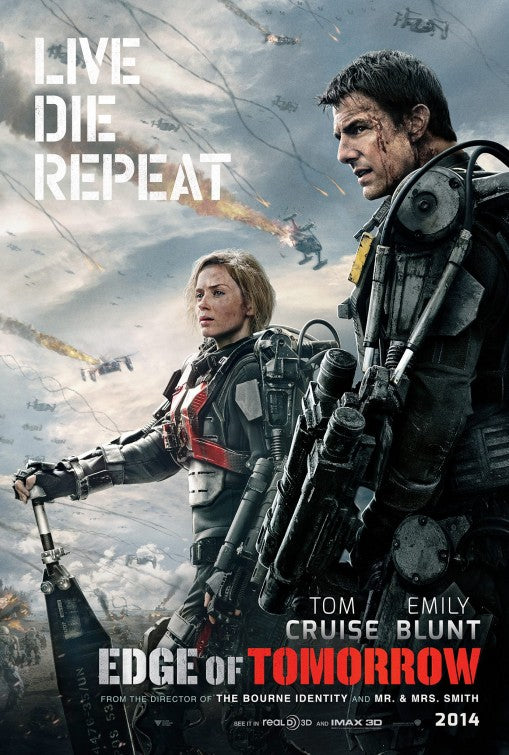 1000 piece jigsaw puzzle for the movie poster: Edge of Tomorrow (2014) ver4