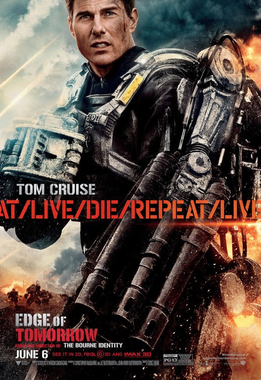 1000 piece jigsaw puzzle for the movie poster: Edge of Tomorrow (2014) ver9