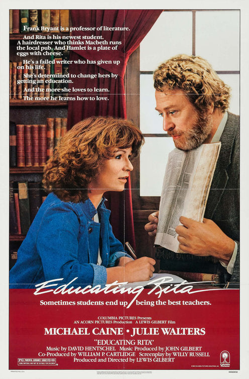 the movie poster: Educating Rita (1983)