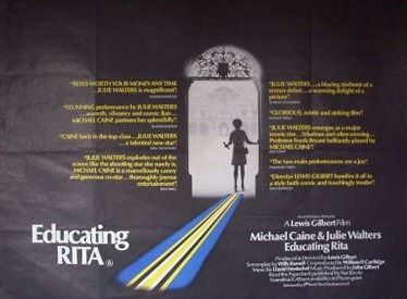 the movie poster: Educating Rita (1983) ver2