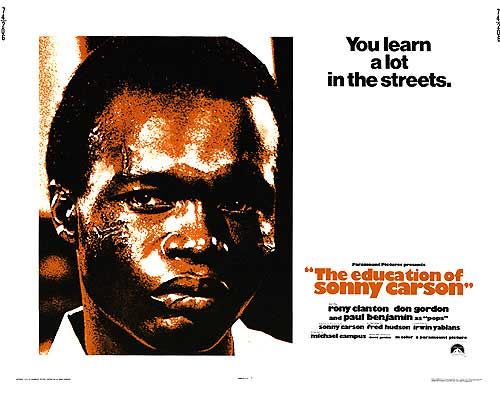 the movie poster: The Education of Sonny Carson (1974)