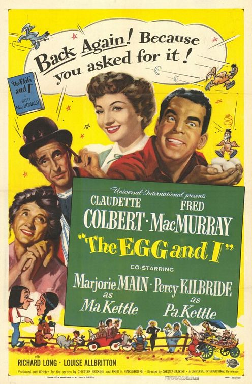 the movie poster: The Egg and I (1947)