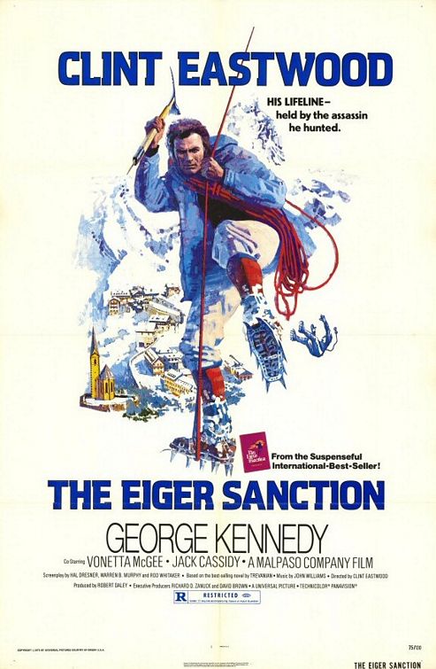 the movie poster: The Eiger Sanction (1975)