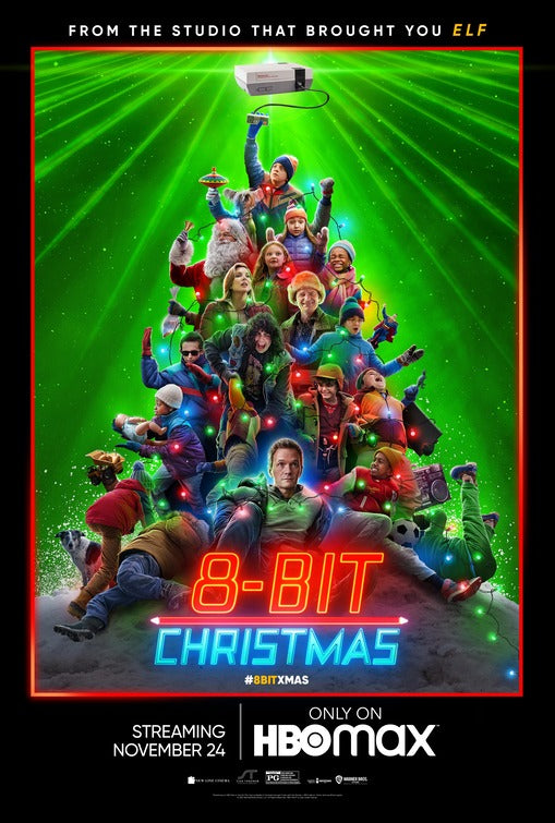 1000 piece jigsaw puzzle for the movie poster: 8 Bit Christmas (2021)