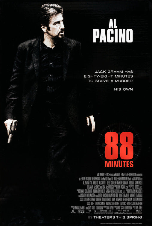the movie poster: 88 Minutes (2008) ver3