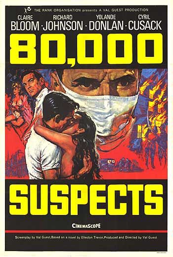 the movie poster: 80,000 Suspects (1963)