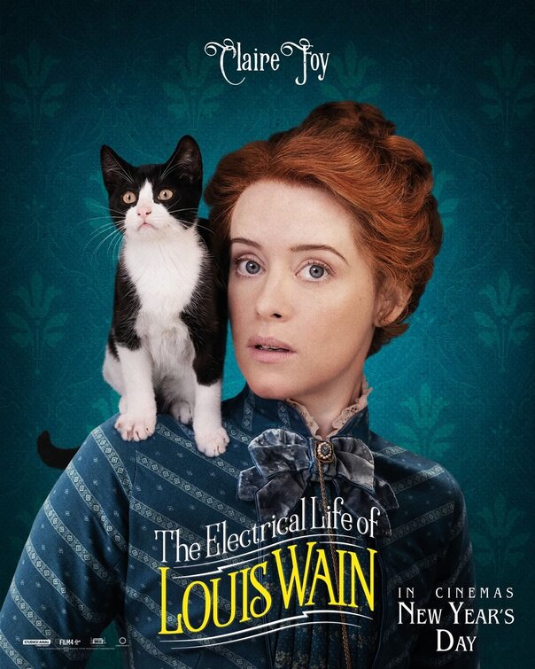 1000 piece jigsaw puzzle for the movie poster: The Electrical Life of Louis Wain (2021) ver4
